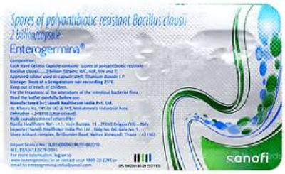 Enterogermina Probiotic Supplement | For Alterations of Intestinal Bacterial Flora &amp;amp; Stomach Care